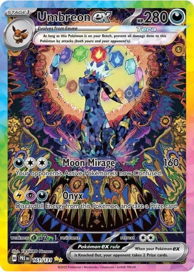 Umbreon ex, Prismatic Evolutions number 161