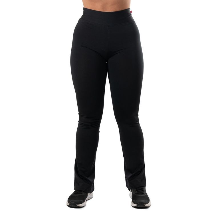 Calça Legging Flare Cintura Alta