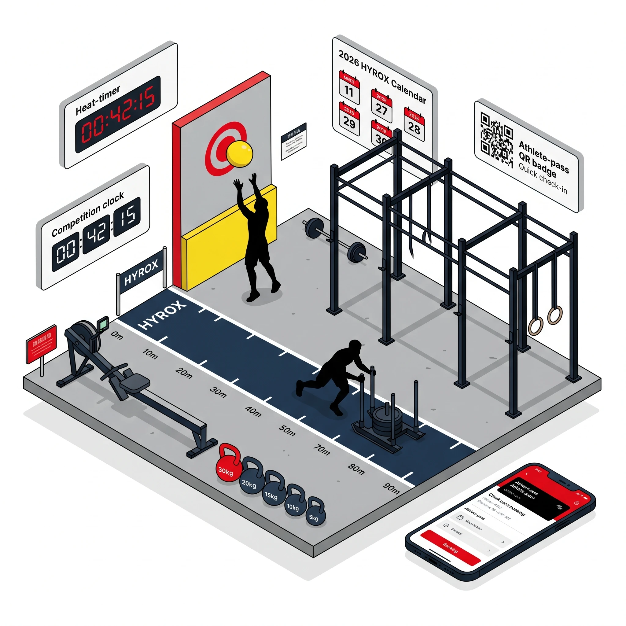 HYROX and CrossFit Facility Operations Guide: The 2026 Sports Venue Opportunity in the World's Hottest Fitness Events