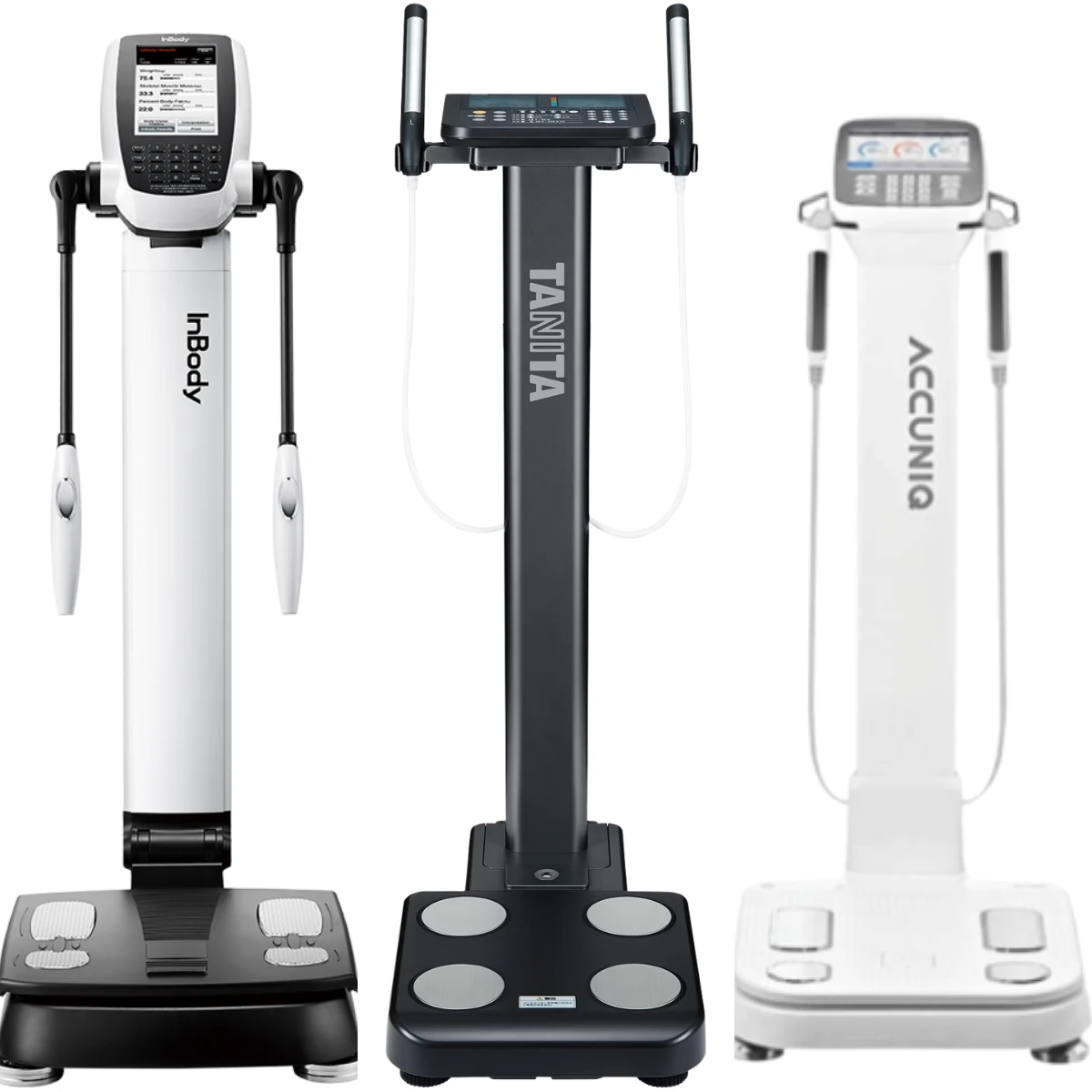 InBody 270S vs TANITA MC-780MA vs ACCUNIQ BC380: Body Composition Analyzer Comparison