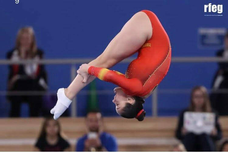 Melania Rodríguez: la gimnasta que elevó la dificultad al récord mundial con una pirueta imposible