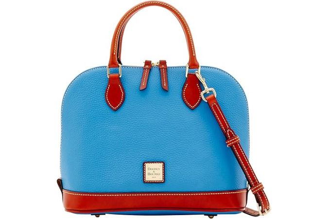 Dooney Bourke Women's Zip Satchel in Pebble Grain Leathers bag