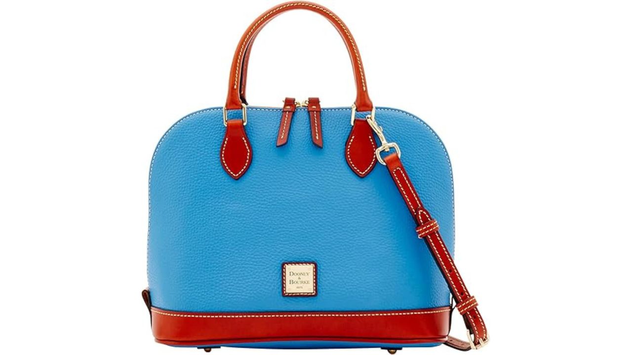 Dooney Bourke Women's Zip Satchel in Pebble Grain Leathers bag