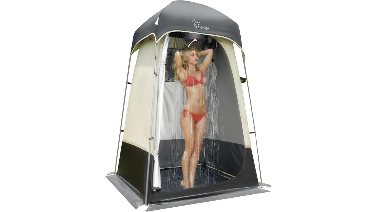 Portable Outdoor Shower Tent – Privacy Changing Room & Shelter for Camping, Hiking, and Beach Trips
