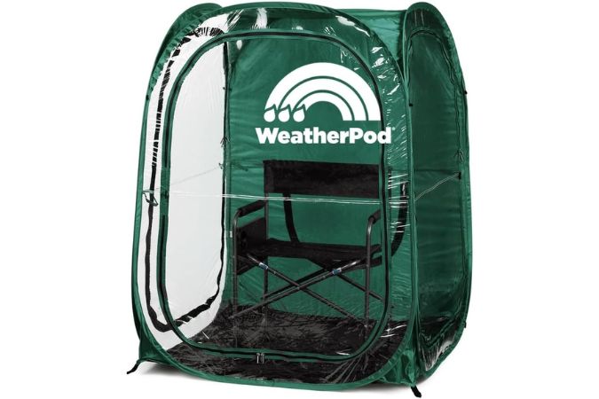 WeatherPod® The Original Shark Tank MyPod™ 2XL - 1-2 Person Pop-Up Pod | Stay Warm, Dry, and Protected from the Sun – Portable Shelter for Sports, Wind, and Rain