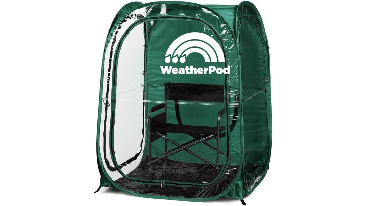 WeatherPod® The Original Shark Tank MyPod™ 2XL - 1-2 Person Pop-Up Pod | Stay Warm, Dry, and Protected from the Sun – Portable Shelter for Sports, Wind, and Rain