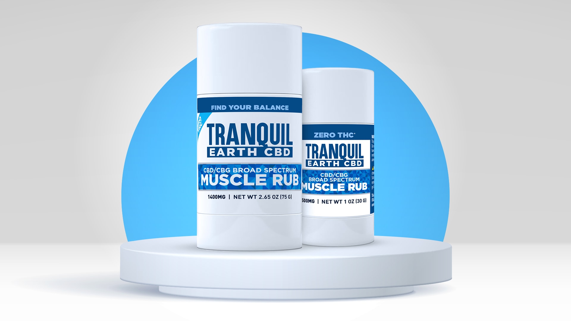 Tranquil Earth CBD - New & Improved CBD & CBG Muscle Rub