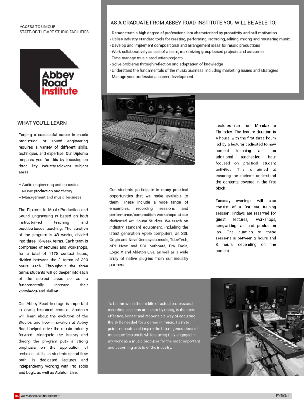 Abbey Road Institute — page 5