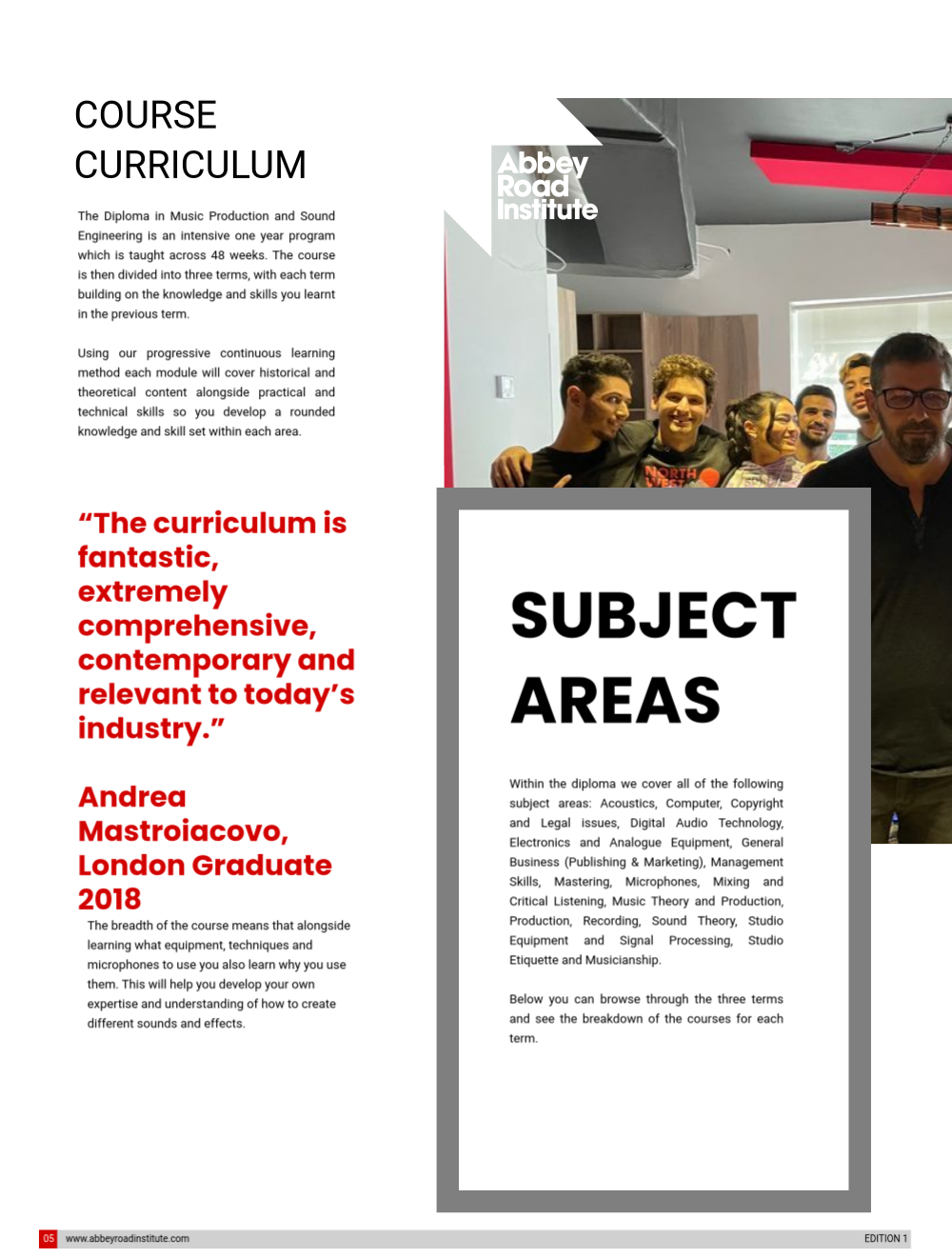 Abbey Road Institute — page 6
