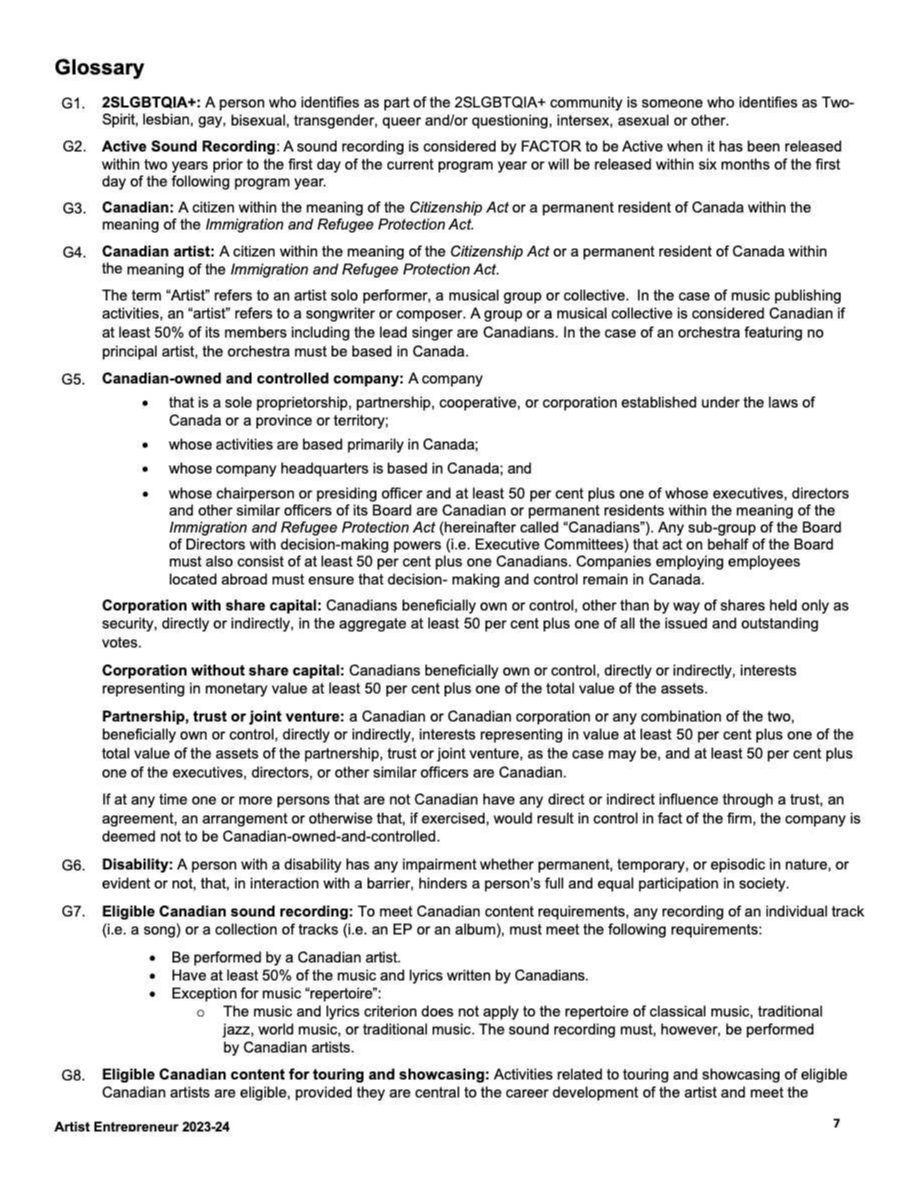 FACTOR Artist Entrepreneur — page 8