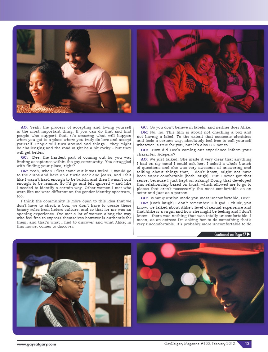 GayCalgary Magazine February 2012 — page 13