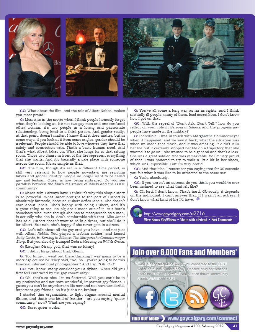 GayCalgary Magazine February 2012 — page 41