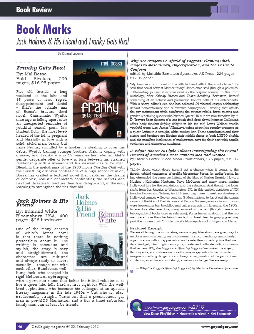 GayCalgary Magazine February 2012 — page 46