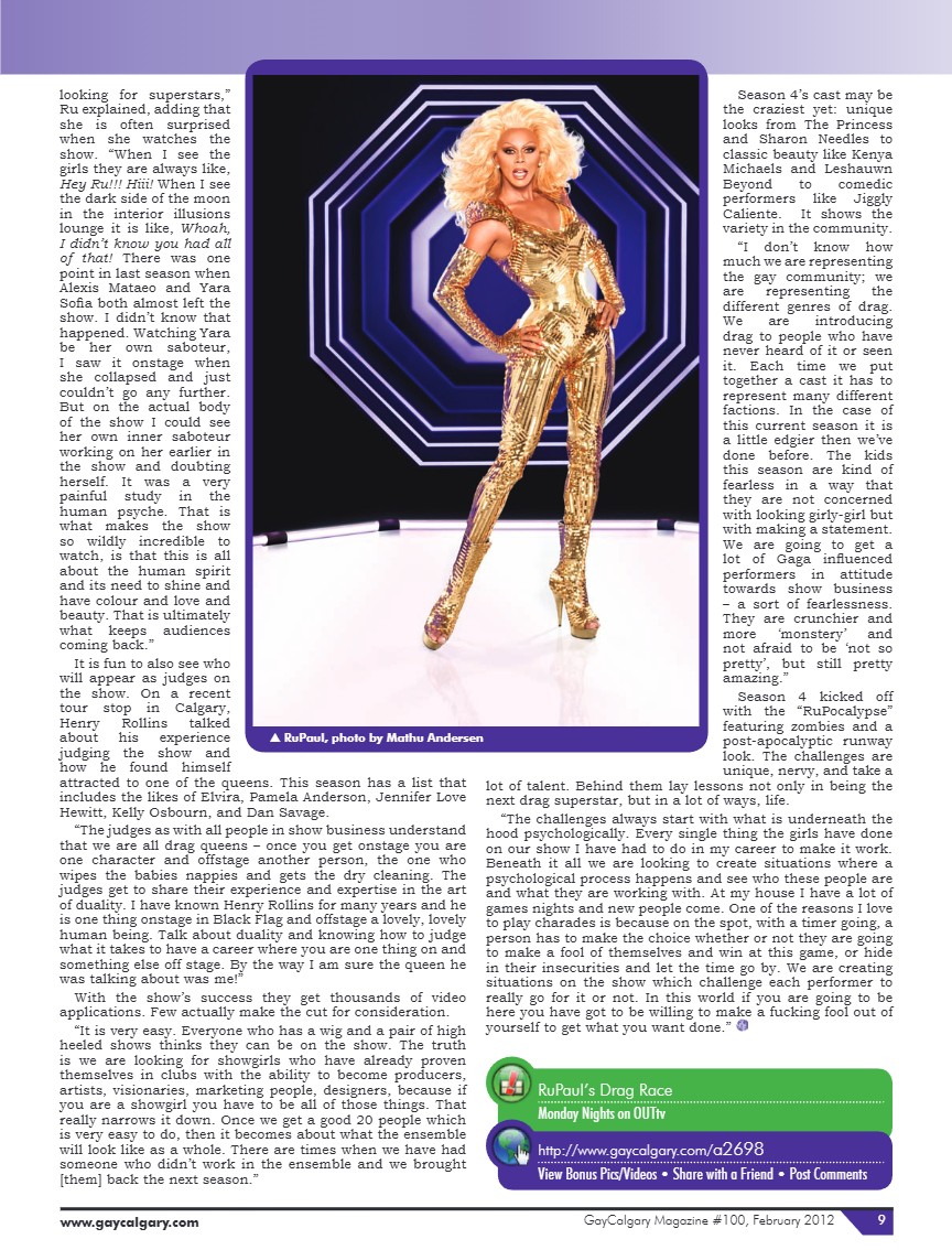 GayCalgary Magazine February 2012 — page 9