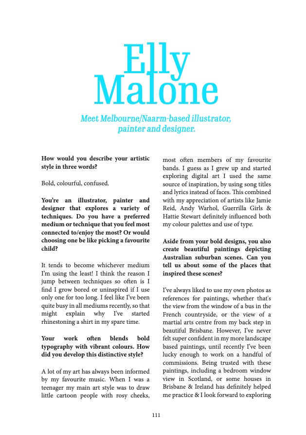 Somersault Magazine Issue 01 — page 111