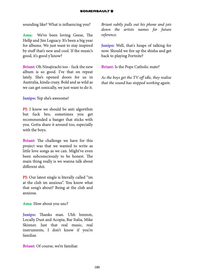 Somersault Magazine Issue 01 — page 180