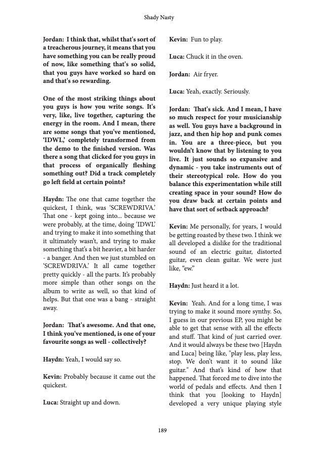 Somersault Magazine Issue 01 — page 189