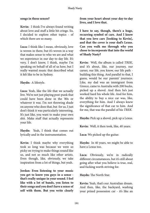 Somersault Magazine Issue 01 — page 191