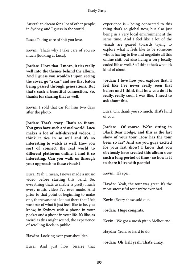 Somersault Magazine Issue 01 — page 193
