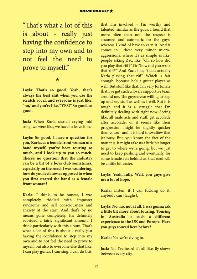 Somersault Magazine Issue 01 — page 76
