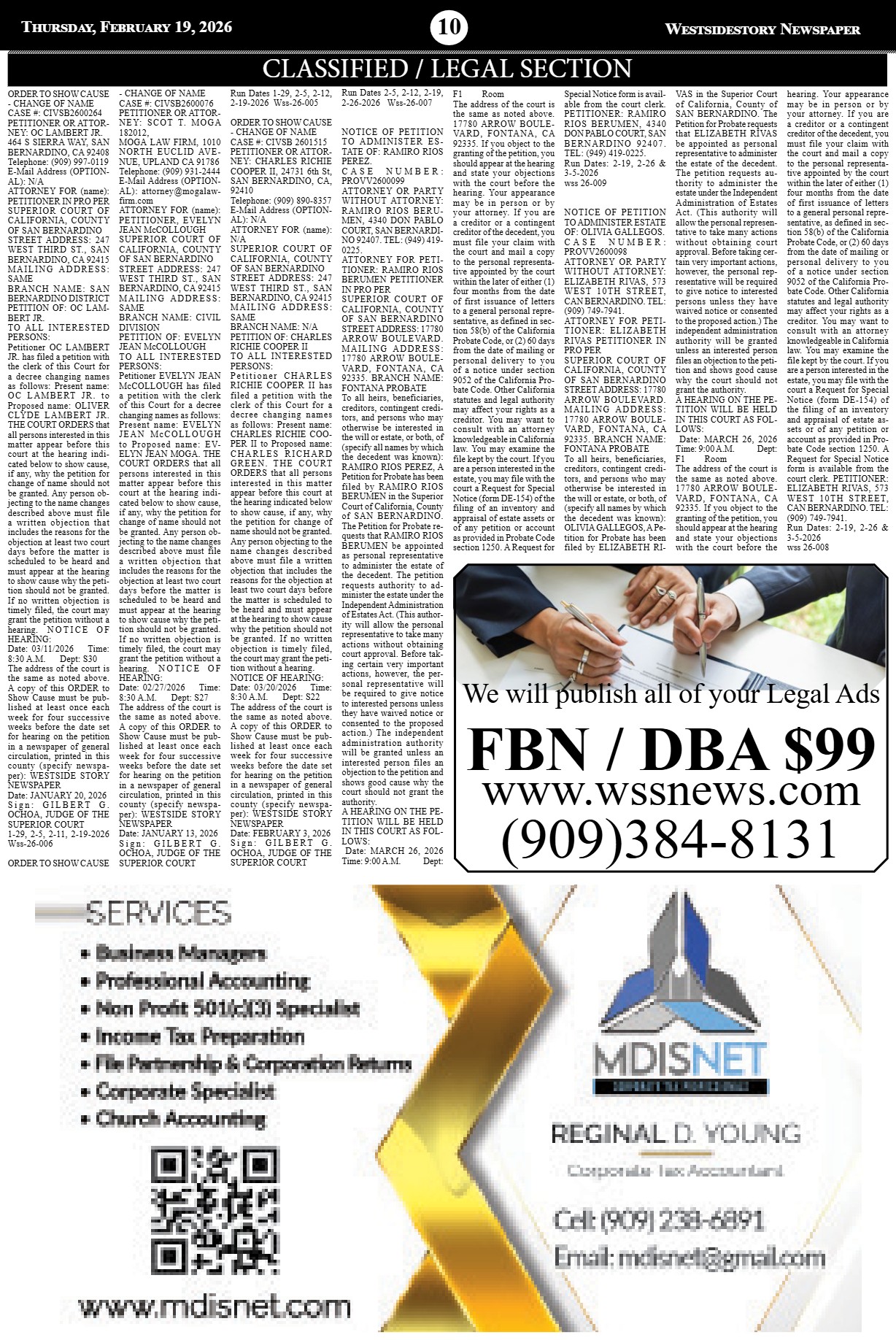 WSSNews | Volume 39 No. 48 — page 10