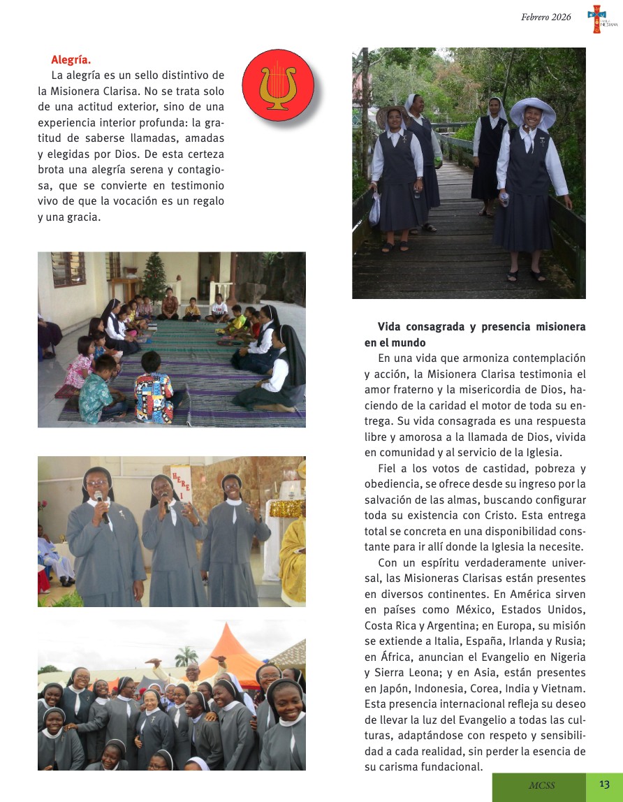 75 Aniversario Misioneras Clarisas — page 13