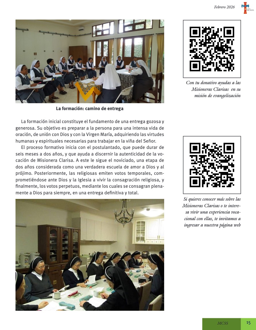 75 Aniversario Misioneras Clarisas — page 15