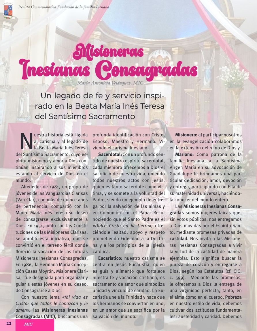 75 Aniversario Misioneras Clarisas — page 22