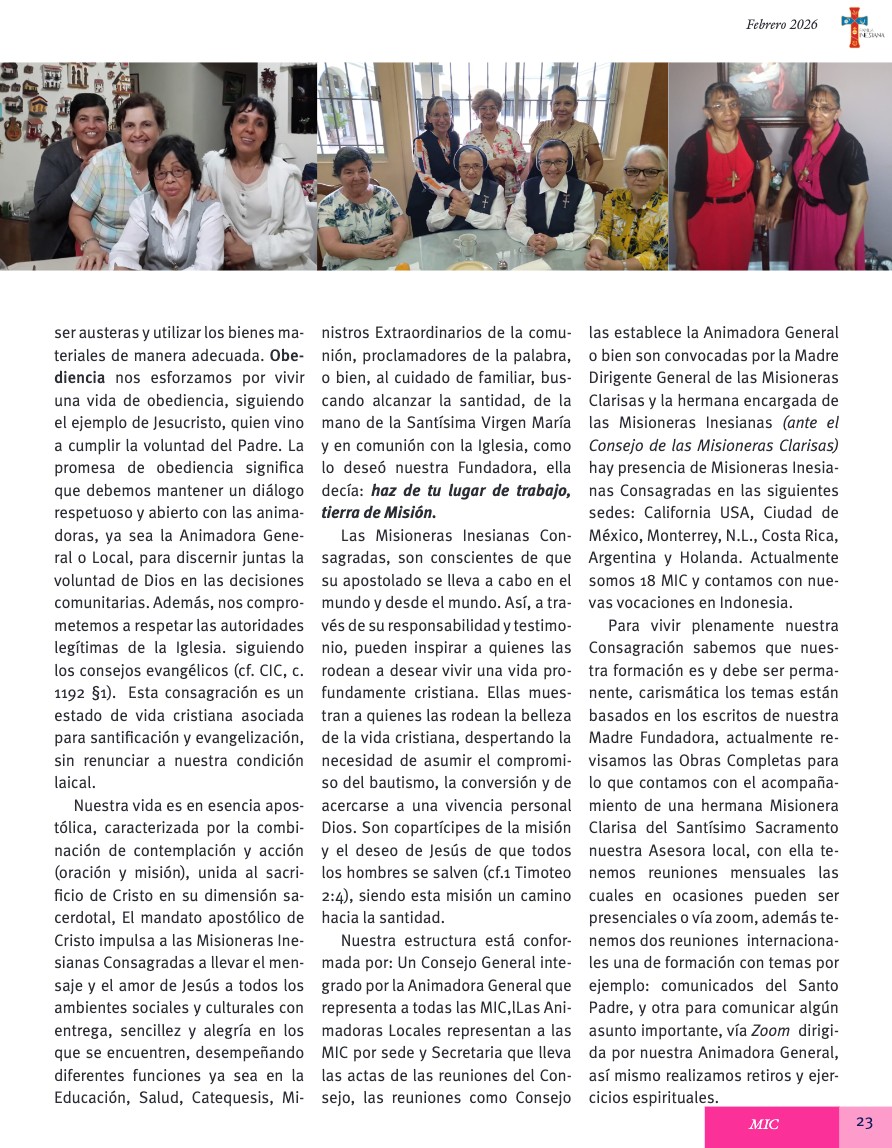 75 Aniversario Misioneras Clarisas — page 23