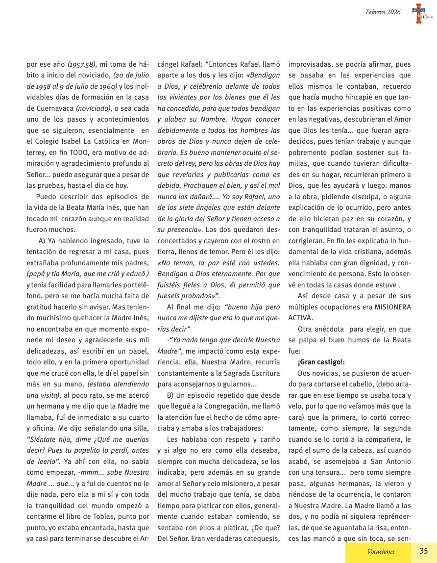 75 Aniversario Misioneras Clarisas — page 35