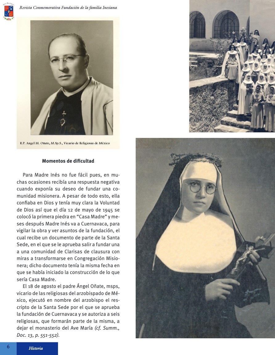 75 Aniversario Misioneras Clarisas — page 6