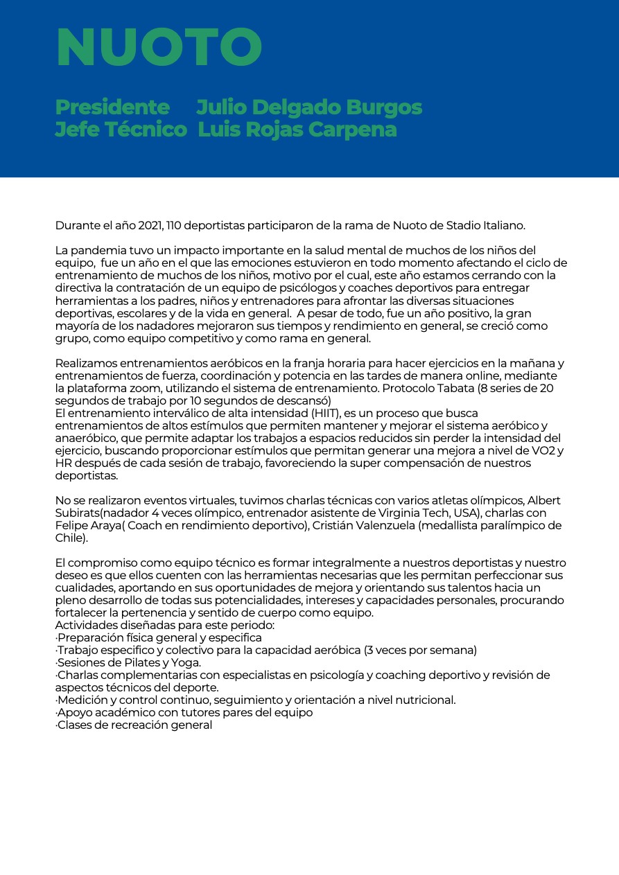 Memoria Anual 2021 CDP Stadio Italiano — page 26