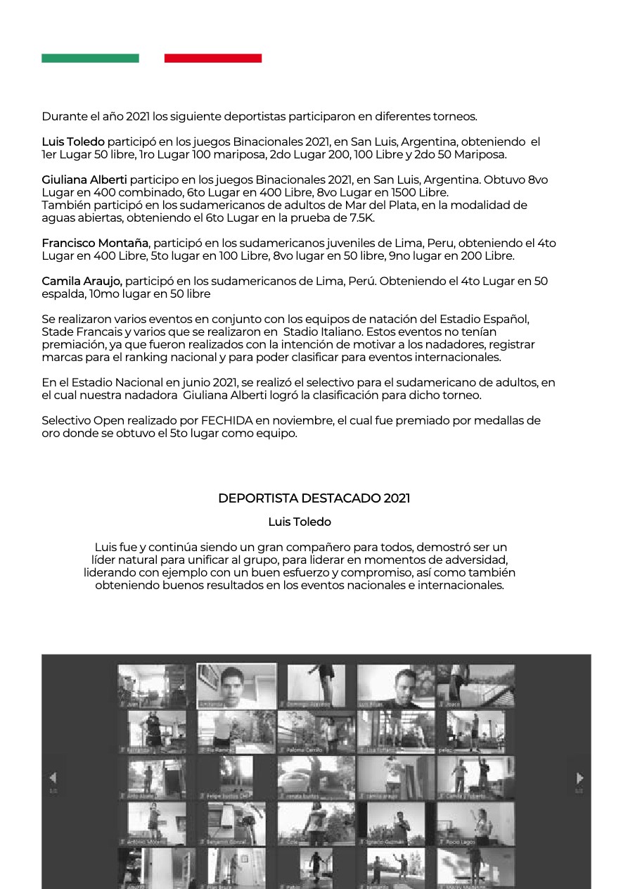 Memoria Anual 2021 CDP Stadio Italiano — page 27