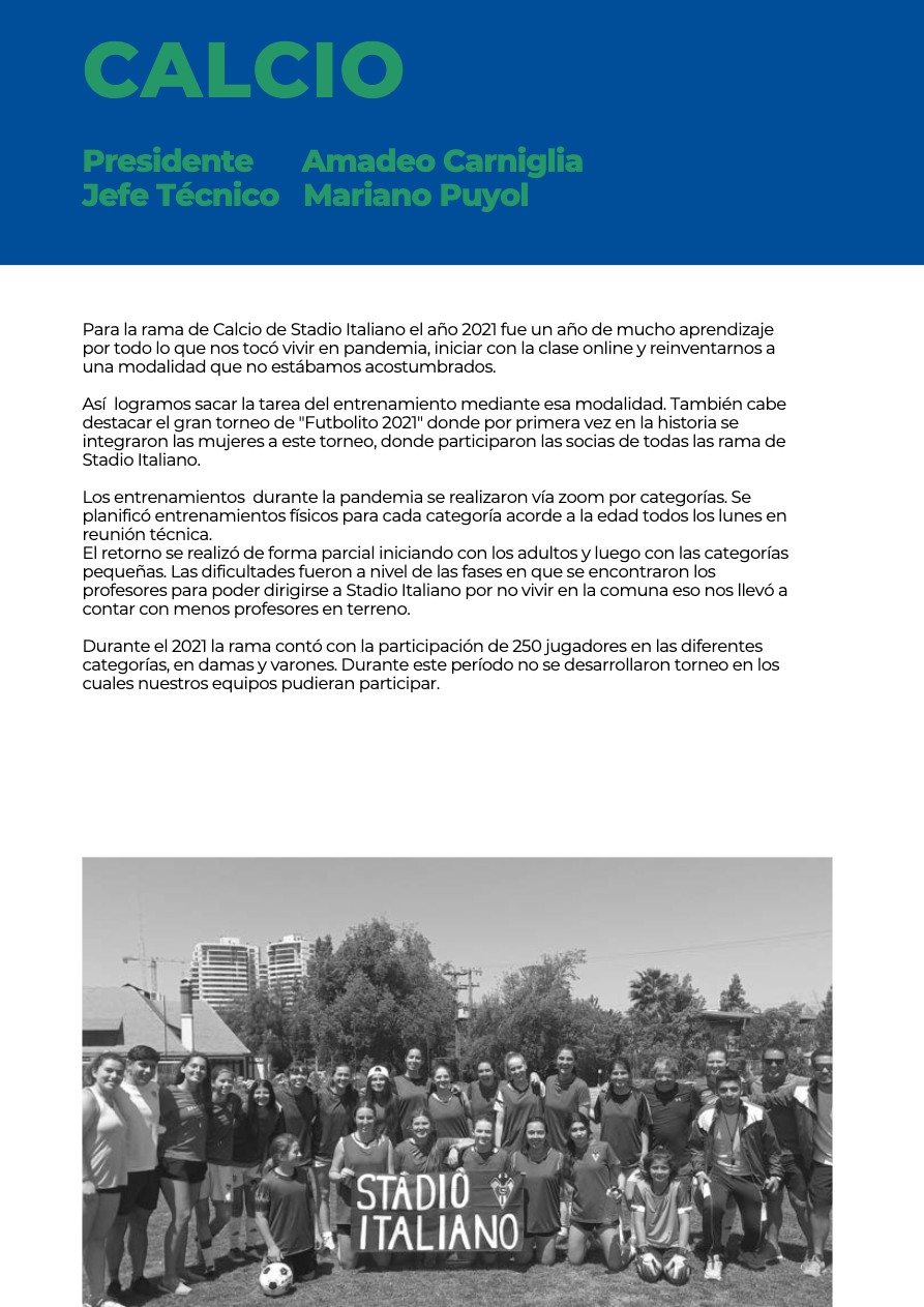 Memoria Anual 2021 CDP Stadio Italiano — page 28
