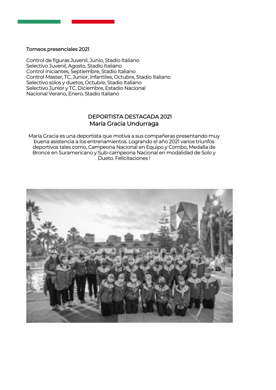 Memoria Anual 2021 CDP Stadio Italiano — page 31