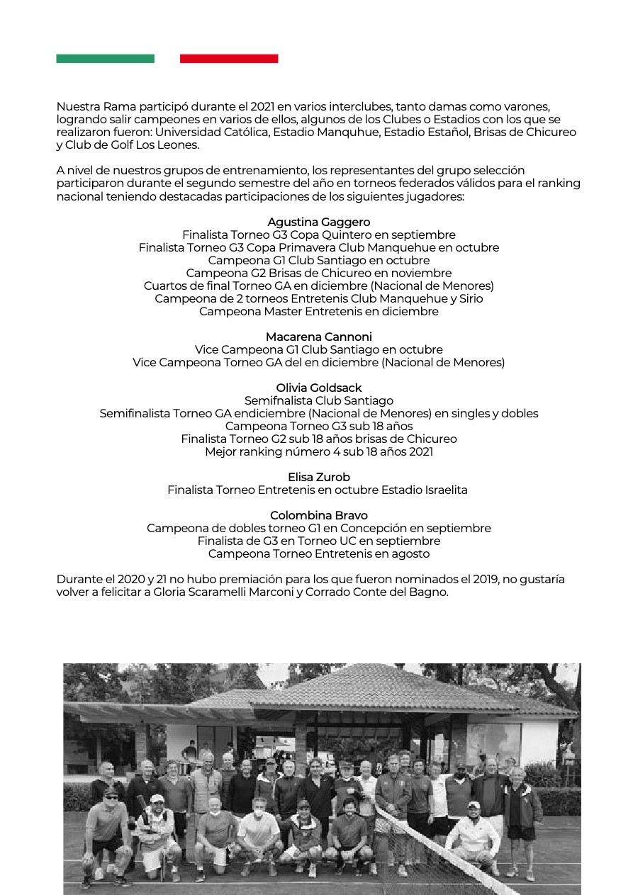 Memoria Anual 2021 CDP Stadio Italiano — page 33