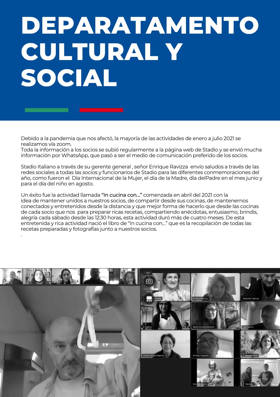 Memoria Anual 2021 CDP Stadio Italiano — page 39