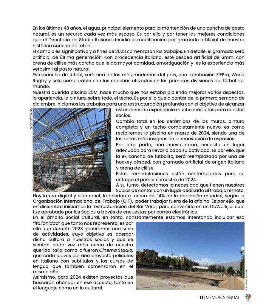 Memoria Anual 2023 — page 11
