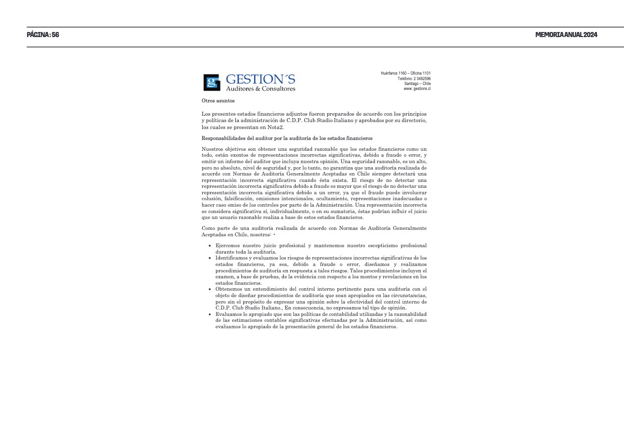Memoria Anual 2024 — page 56