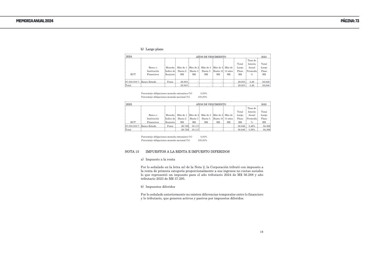Memoria Anual 2024 — page 73