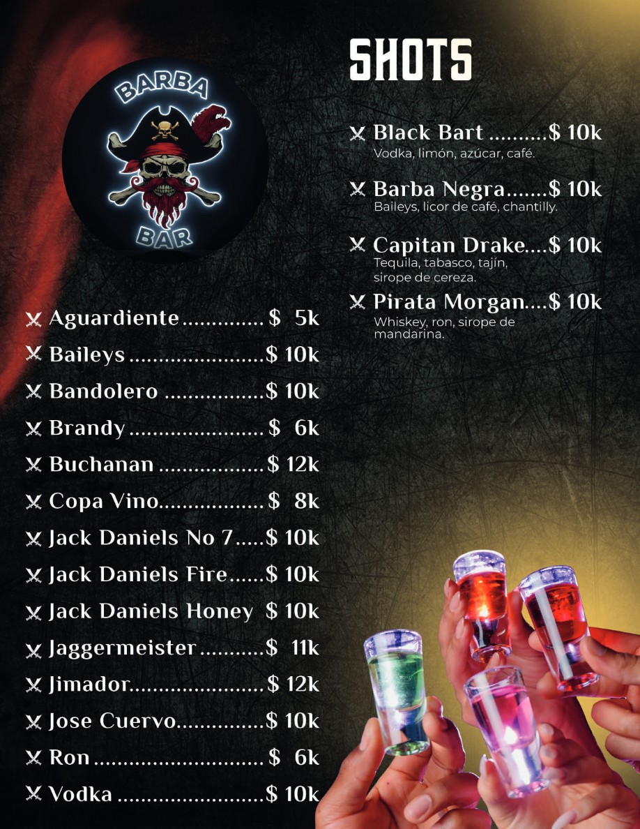 carta Barba Bar — page 12