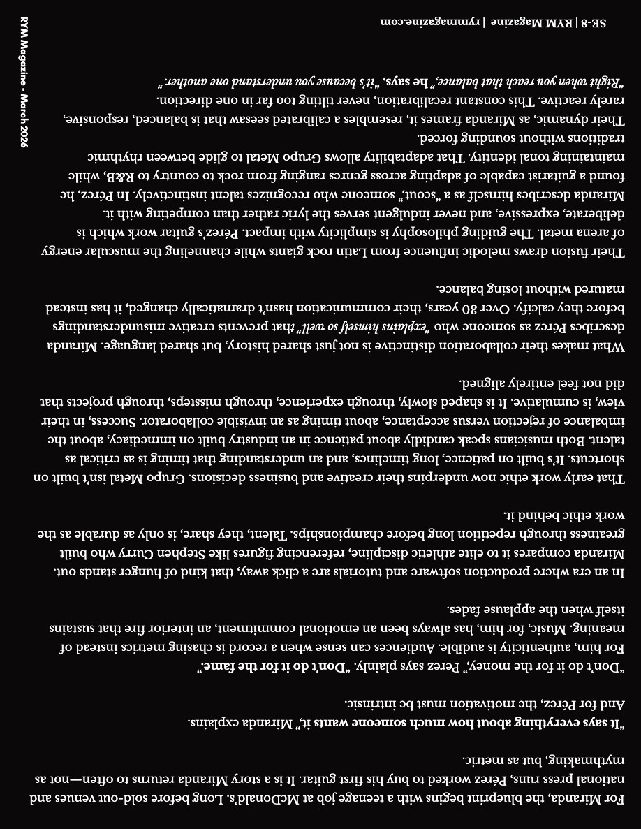 RYM Magazine - March | MARIACHAZO: Two Dynasties, One Throne — page 25