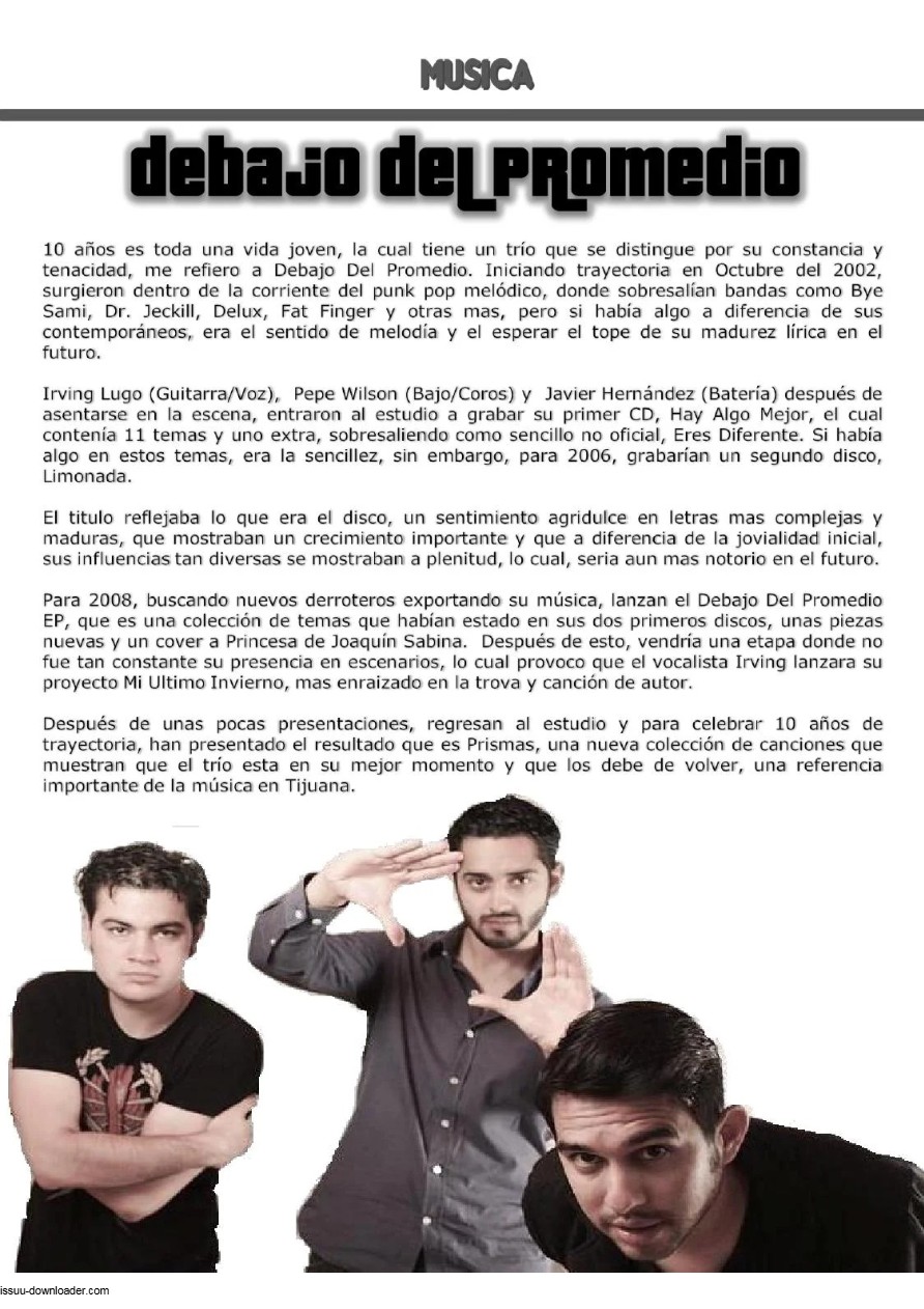 EN TIJUANA REVISTA - EDICIÓN 9 - 4TO. ANIVERSARIO — page 23