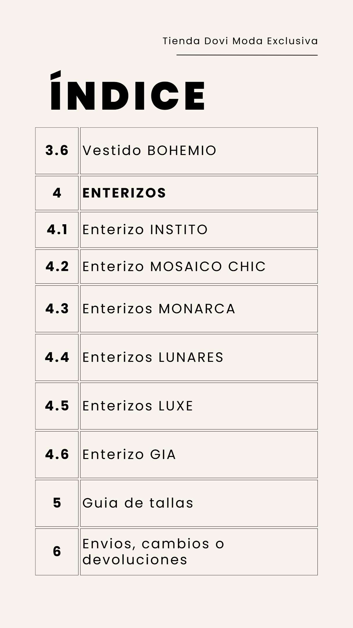 Catálogo Dovi (precio unitario) — page 3