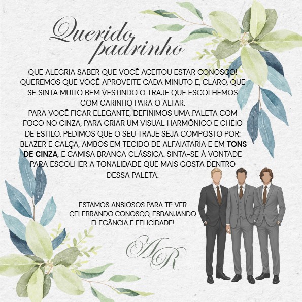 Manual de padrinhos Alexandra e Renan — page 5