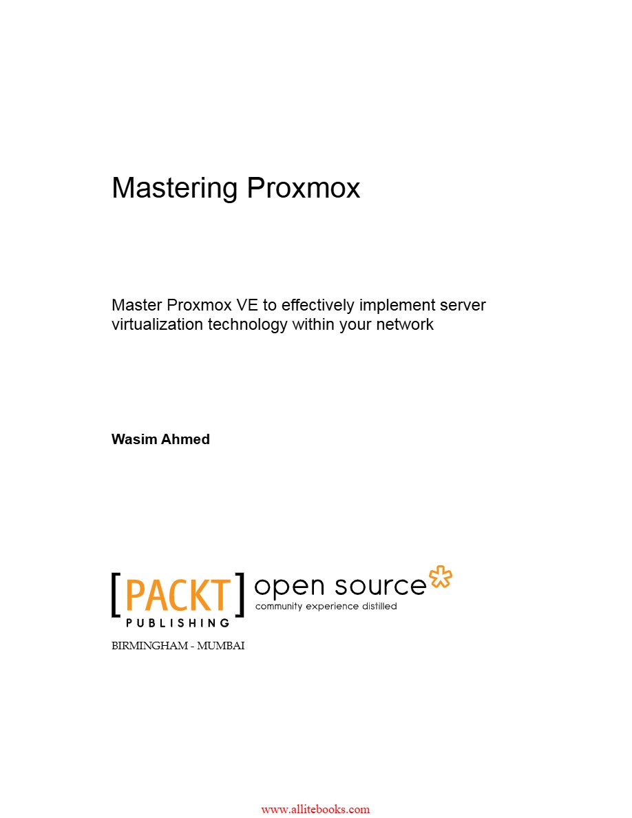 Mastering Proxmox VE — page 2