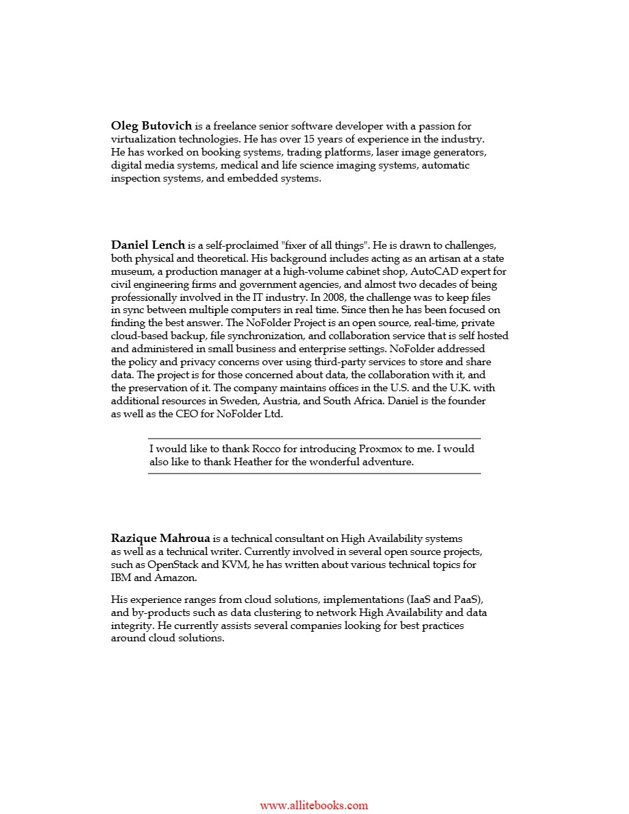 Mastering Proxmox VE — page 7