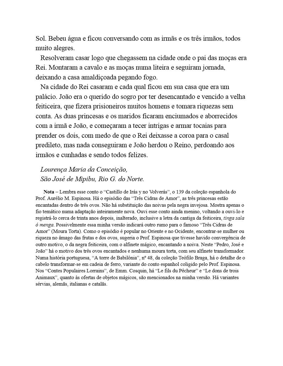 Contos Tradicionais do Brasil (Luís da Câmara Cascudo) — page 146