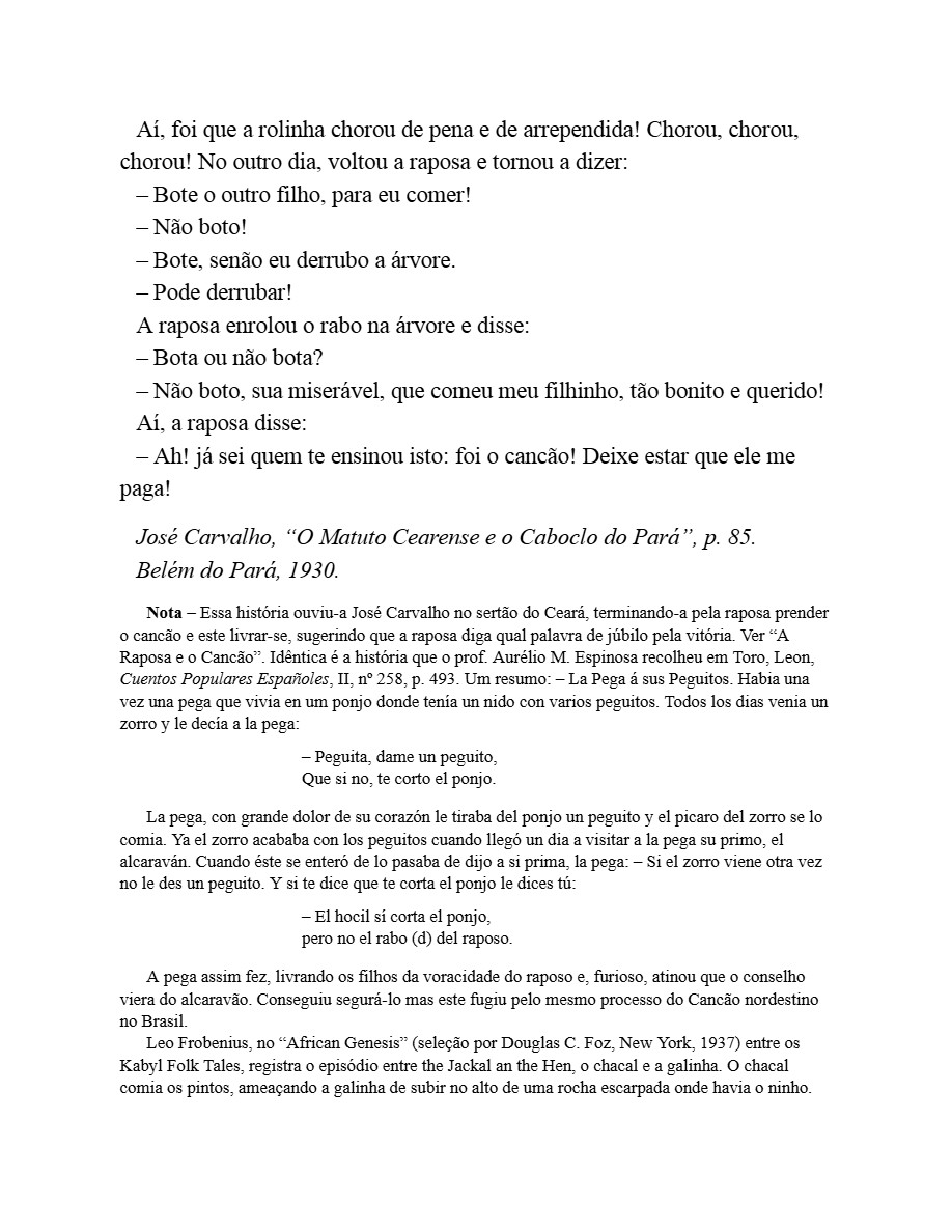 Contos Tradicionais do Brasil (Luís da Câmara Cascudo) — page 233