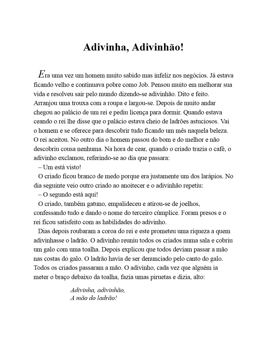 Contos Tradicionais do Brasil (Luís da Câmara Cascudo) — page 258